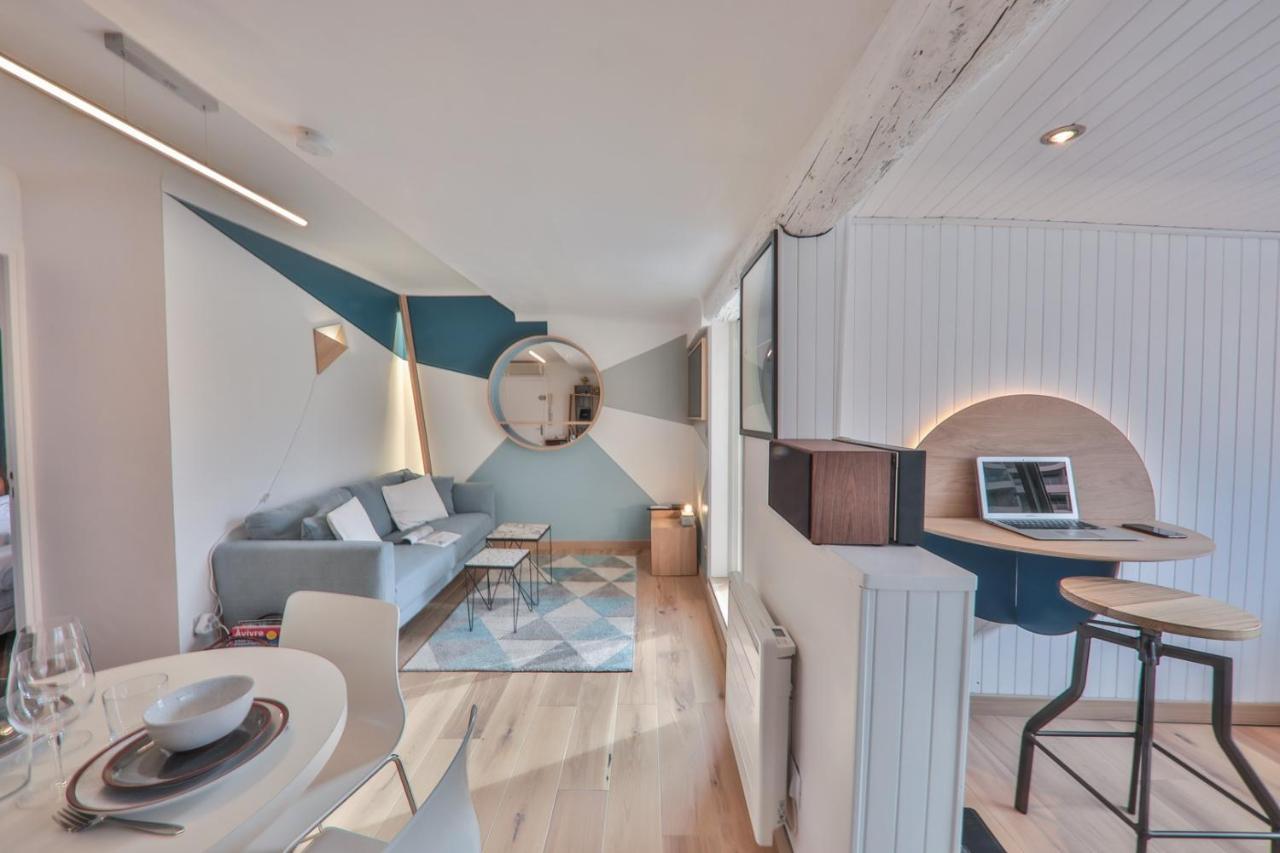 Belle Surprise Coeur De Ville, Cosy Avec Terrasse Cannes Bagian luar foto