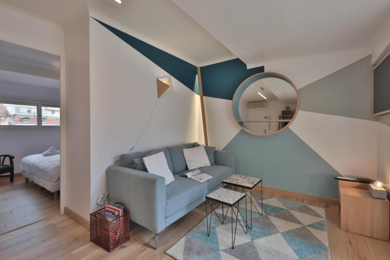 Belle Surprise Coeur De Ville, Cosy Avec Terrasse Cannes Bagian luar foto