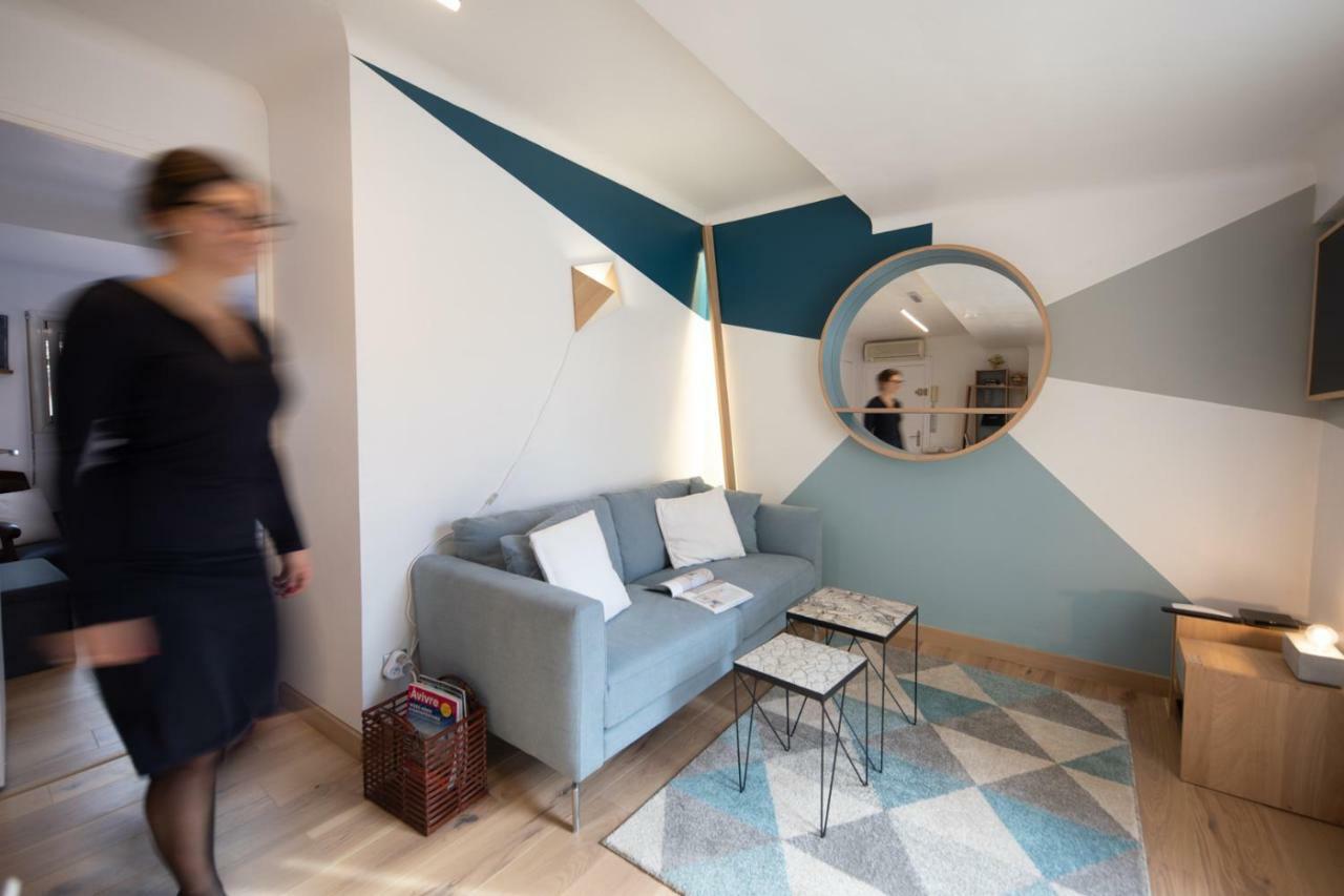 Belle Surprise Coeur De Ville, Cosy Avec Terrasse Cannes Bagian luar foto